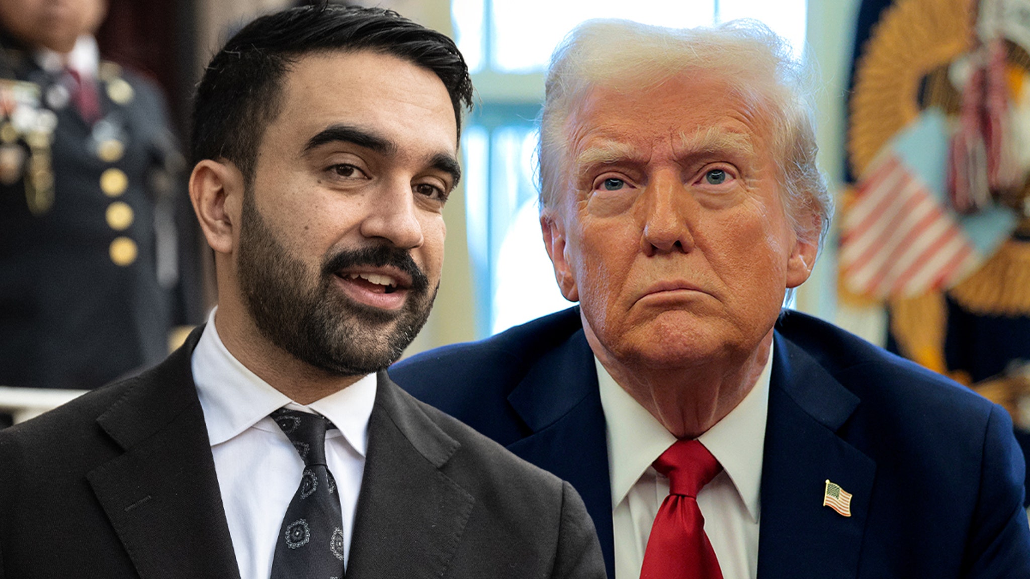 President Trump ontvangt verkozen burgemeester van New York, Zohran Mamdani, in het Witte Huis, livestream