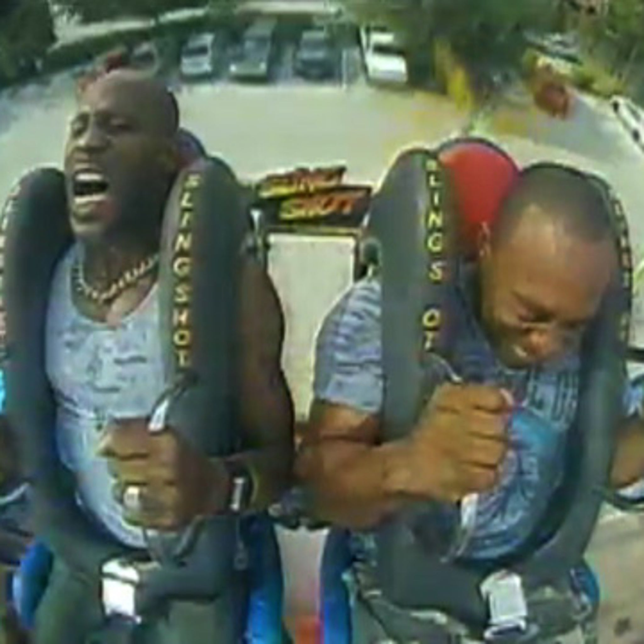 DMX Screams His Face Off on Amusement Park Ride