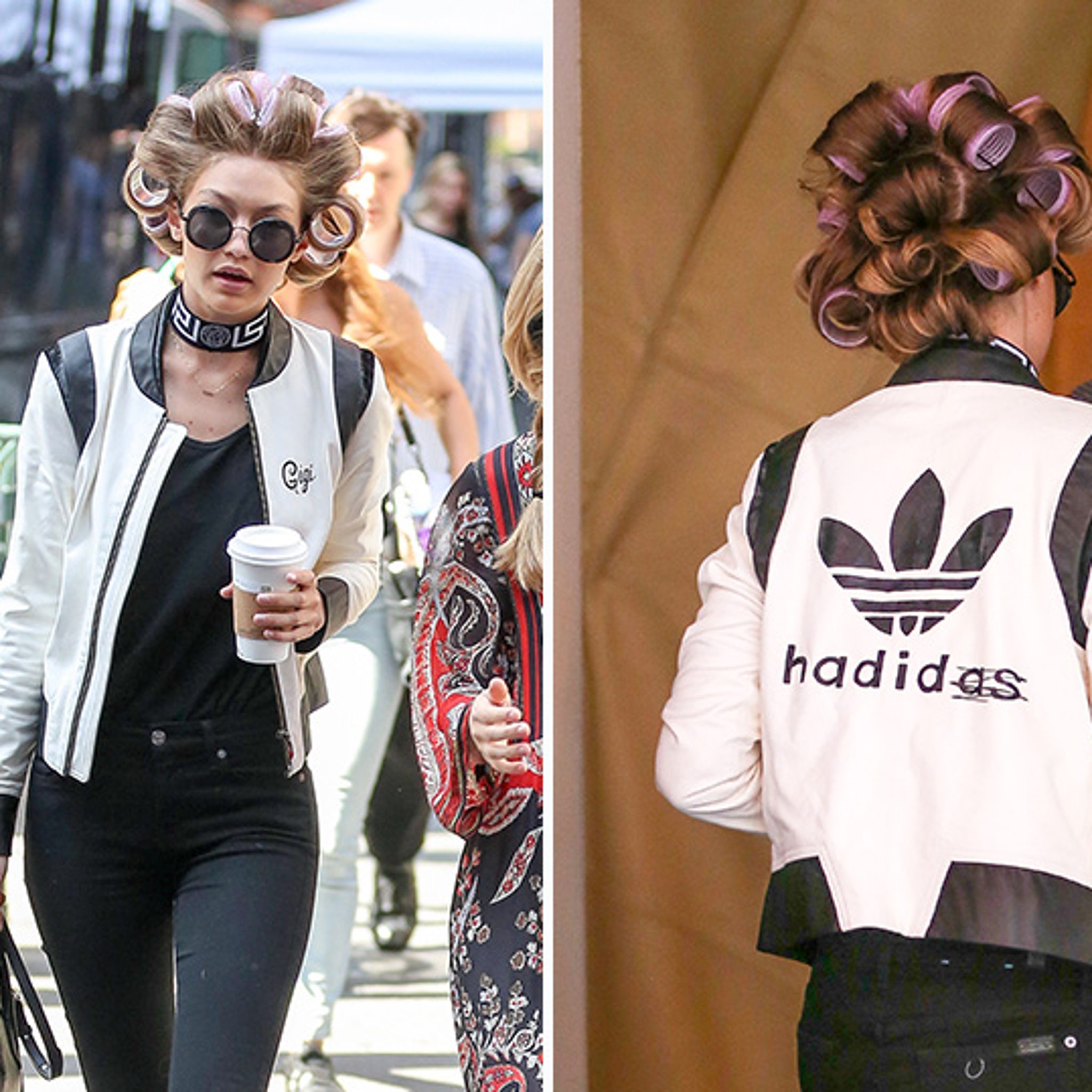 gigi hadid adidas jacket