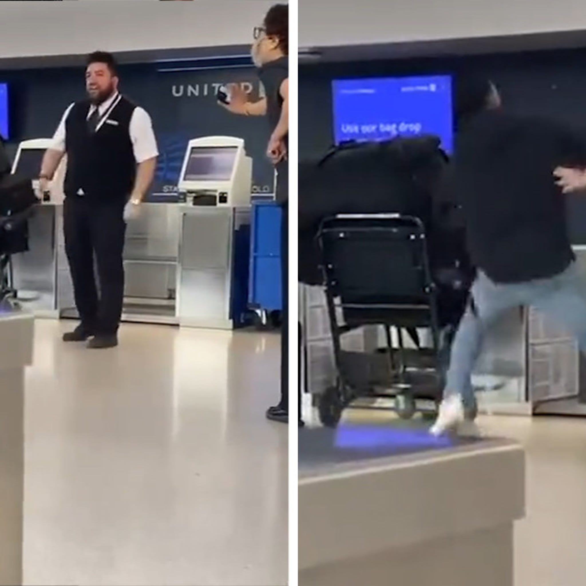 Video shows Ex-Broncos WR in fistfight with airport worker
