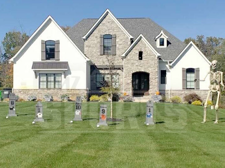 Myles Garrett Halloween Decorations