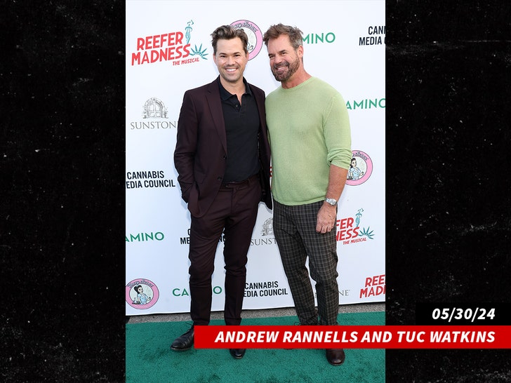 andrew rannells and Tuc Watkins