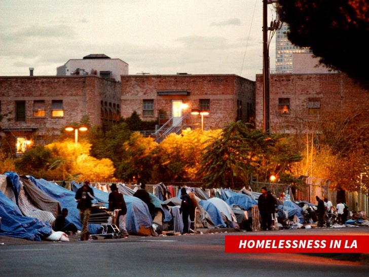 personas sin hogar en Los Ángeles