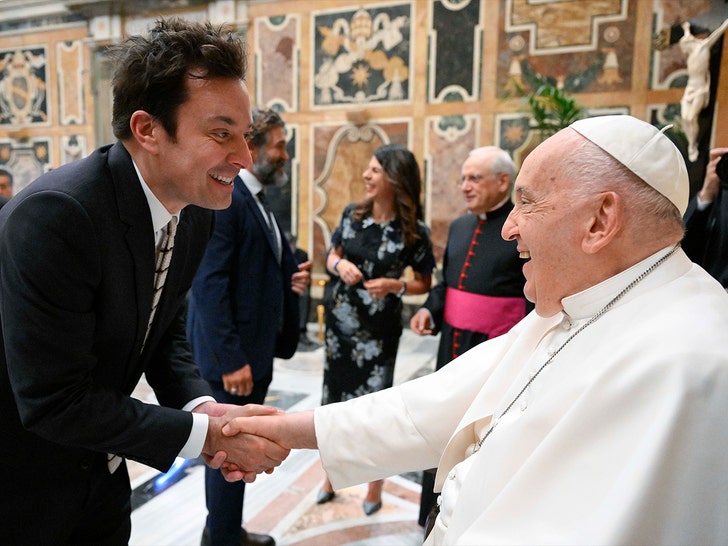 jimmy fallon and pope francis