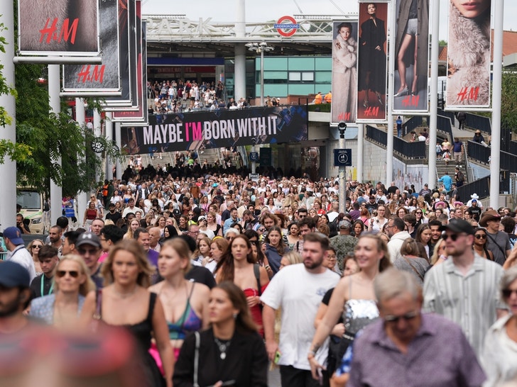 Taylor Swift Fans Gather Outside Wembley Stadium For Her Eras Tour Return