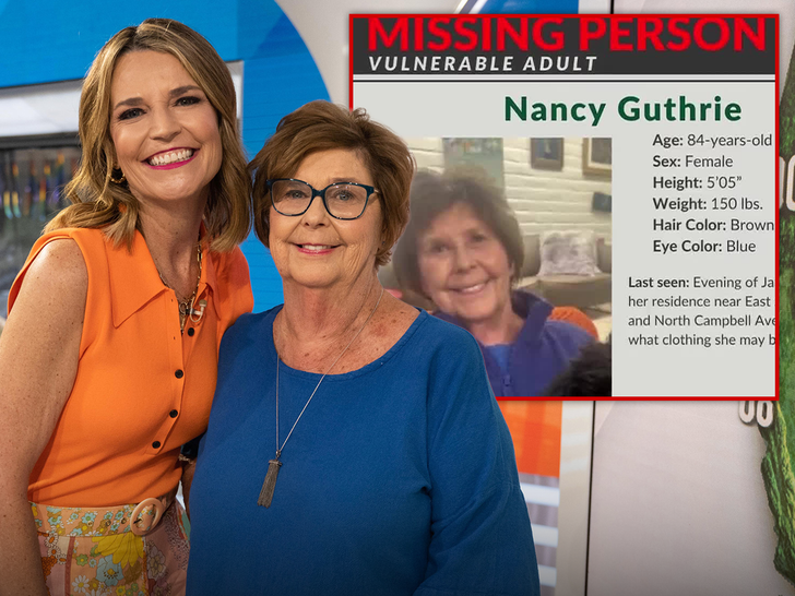 Savannah Guthrie, Nancy Guthrie, główna kompozycja Getty