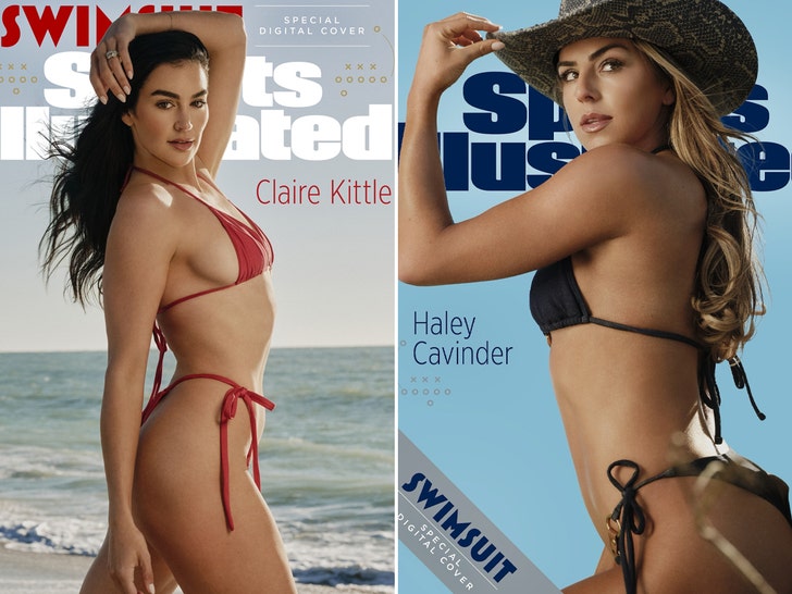 Haley Cavinder Claire Kittle SI Okrycie na strój kąpielowy Katherine Goguen-Sports Illustrated