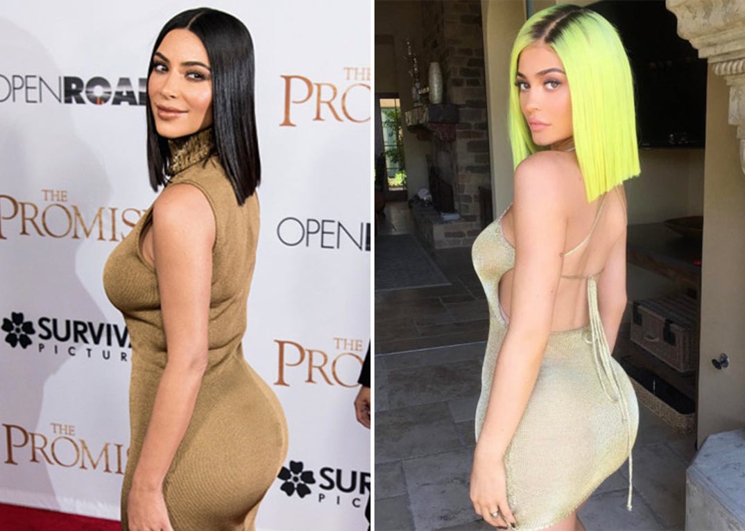 Kim (36) vs. Kylie (19) -- Bootyful Babes edition!