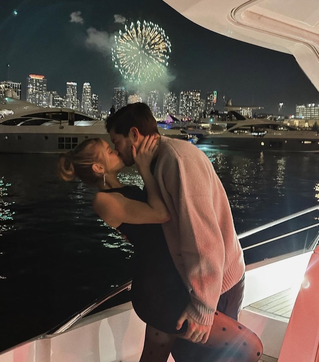 Hannah Godwin and Dylan Barbour