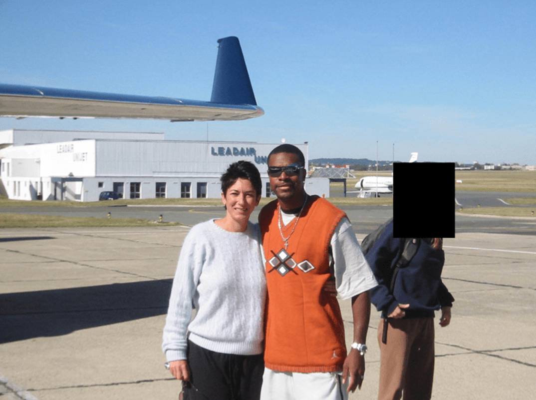 Chris Tucker and Ghislaine Maxwell
