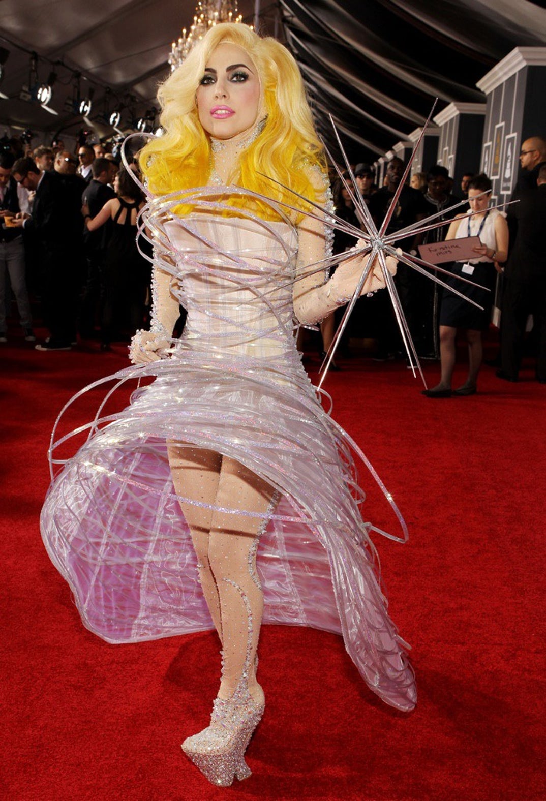 Lady Gaga Space-Age Armani Privé 2010