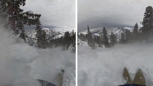 Snowboarder Survives Terrifying Avalanche Caught On Video