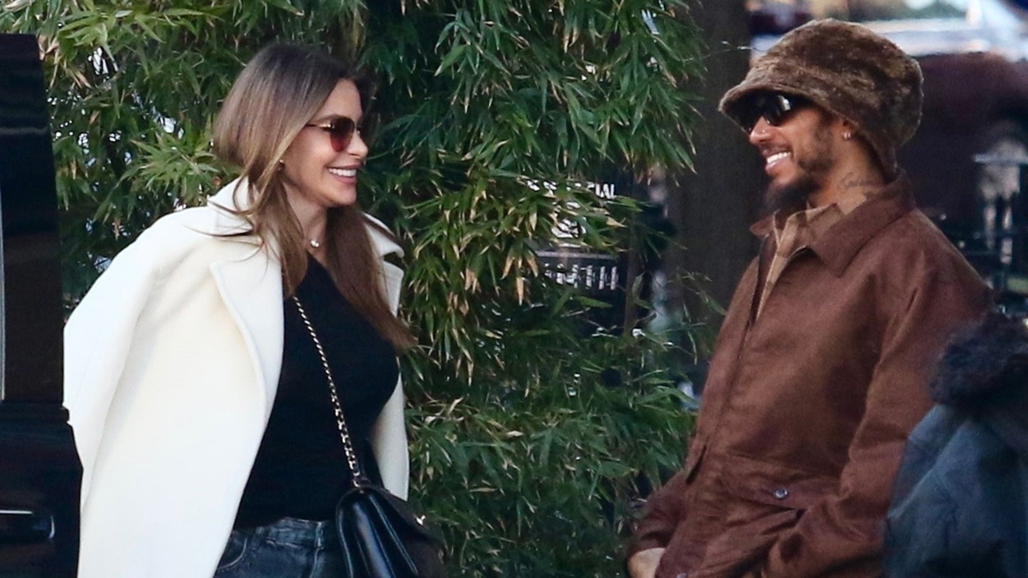 Sofia Vergara and Lewis Hamilton Flirt After Two-Hour Lunch Date in NYC