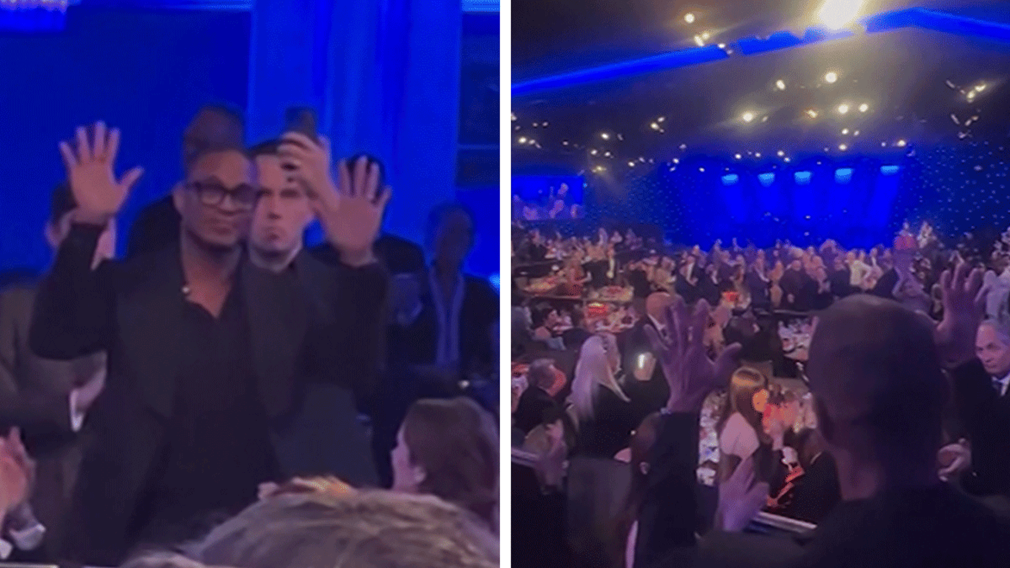 Don Lemon recibió una gran ovación en la fiesta previa a los Grammy de Clive Davis tras su arresto