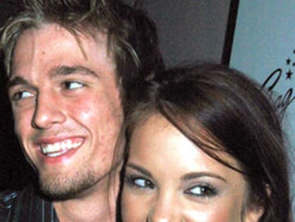 Aaron Carter and Kaci Brown