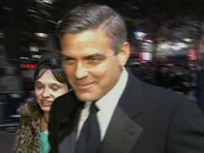 George Clooney on the red carpet