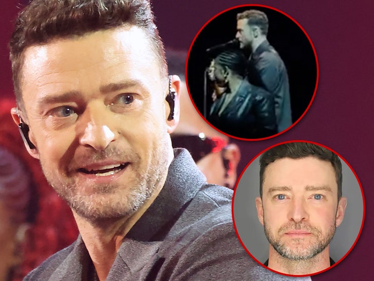 Justin Timberlake brinca sobre DWI Main Getty
