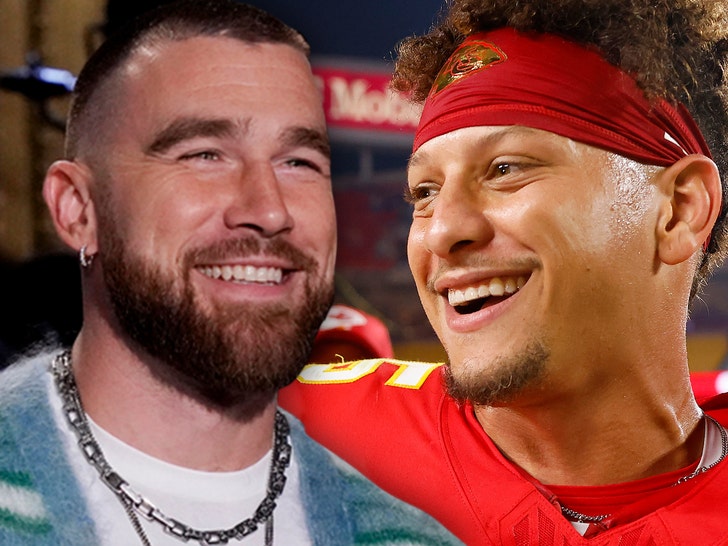 travis kelce Patrick Mahomes