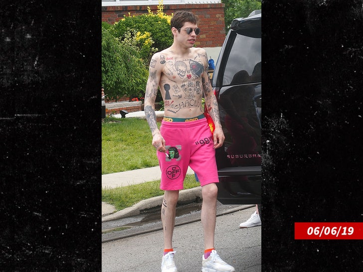 Pete Davidson Tattoos Sub Getty Swipe