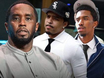 diddy and justin and christian combs getty 1