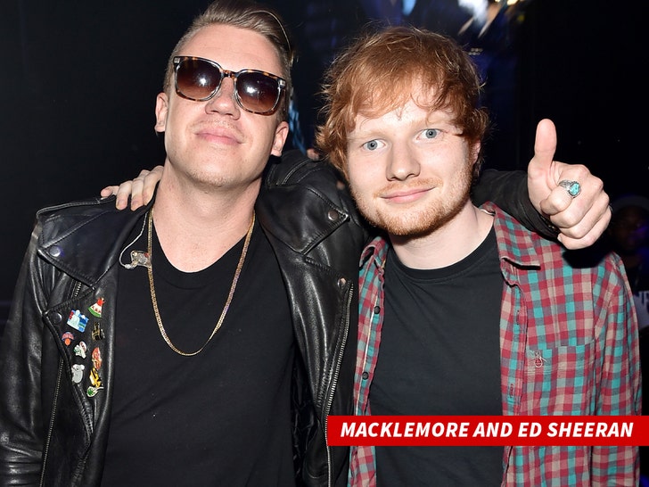 Macklemore Ed Sheeran getty