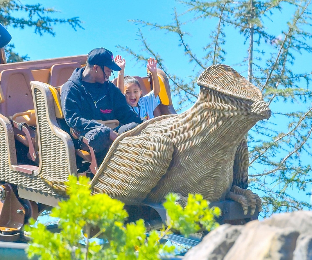 Travis Scott Takes Stormi To Universal Studios Hollywood