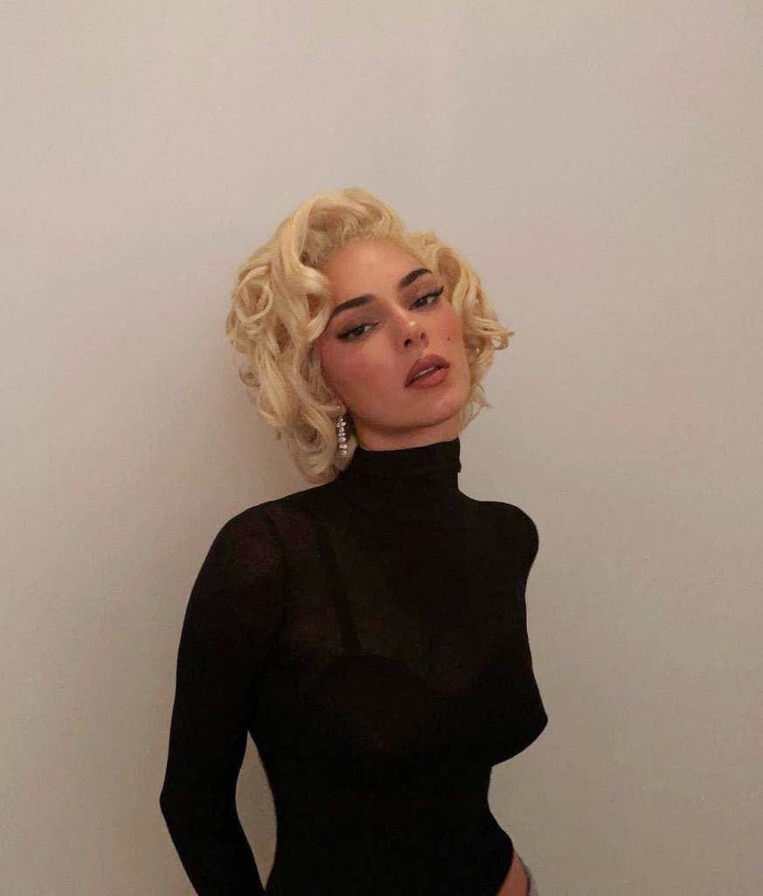 Kendall Jenner as Marilyn Monroe