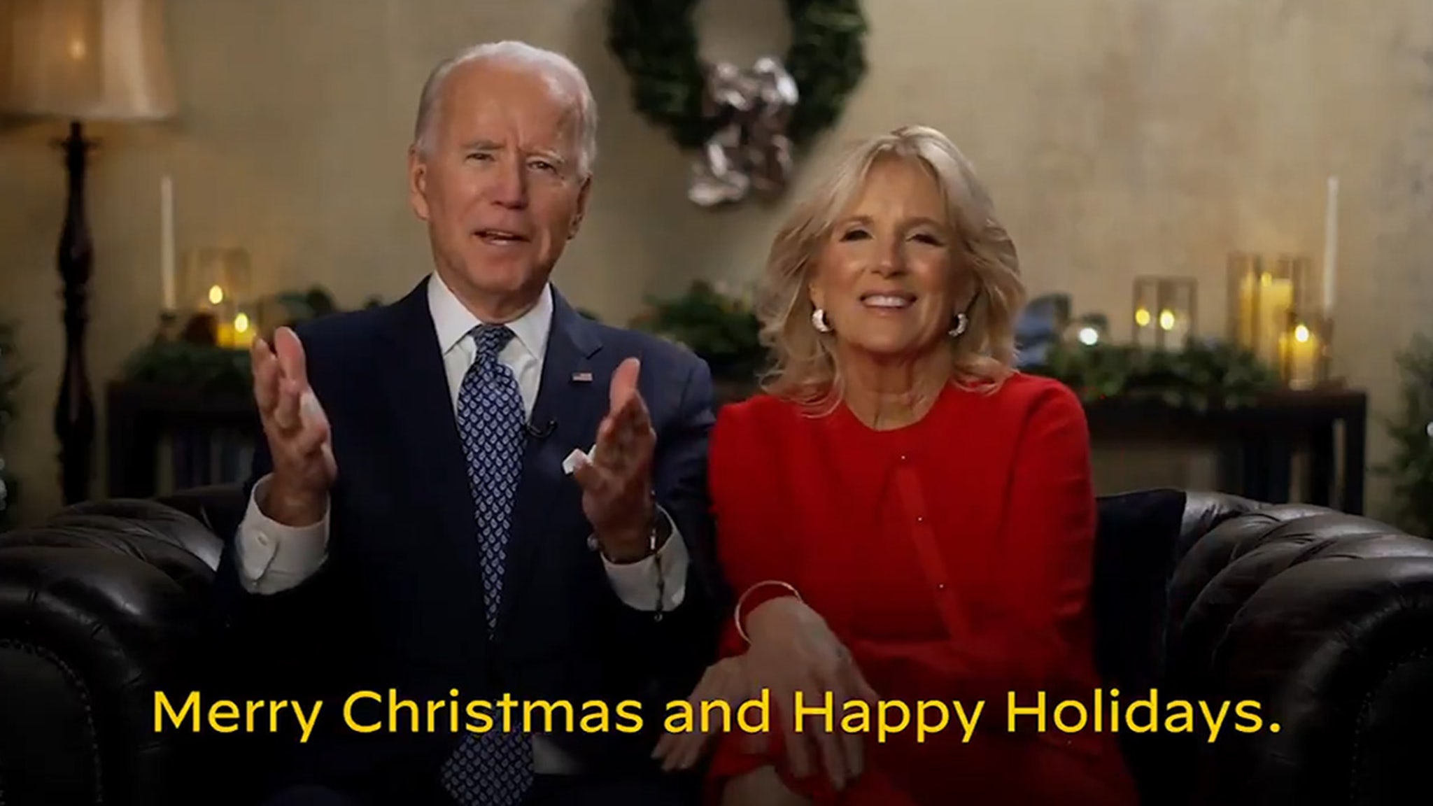 Joe and Jill Biden's Christmas Message that 'Brighter Days are Coming Soon'