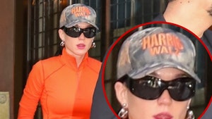 katy perry harris walz hat