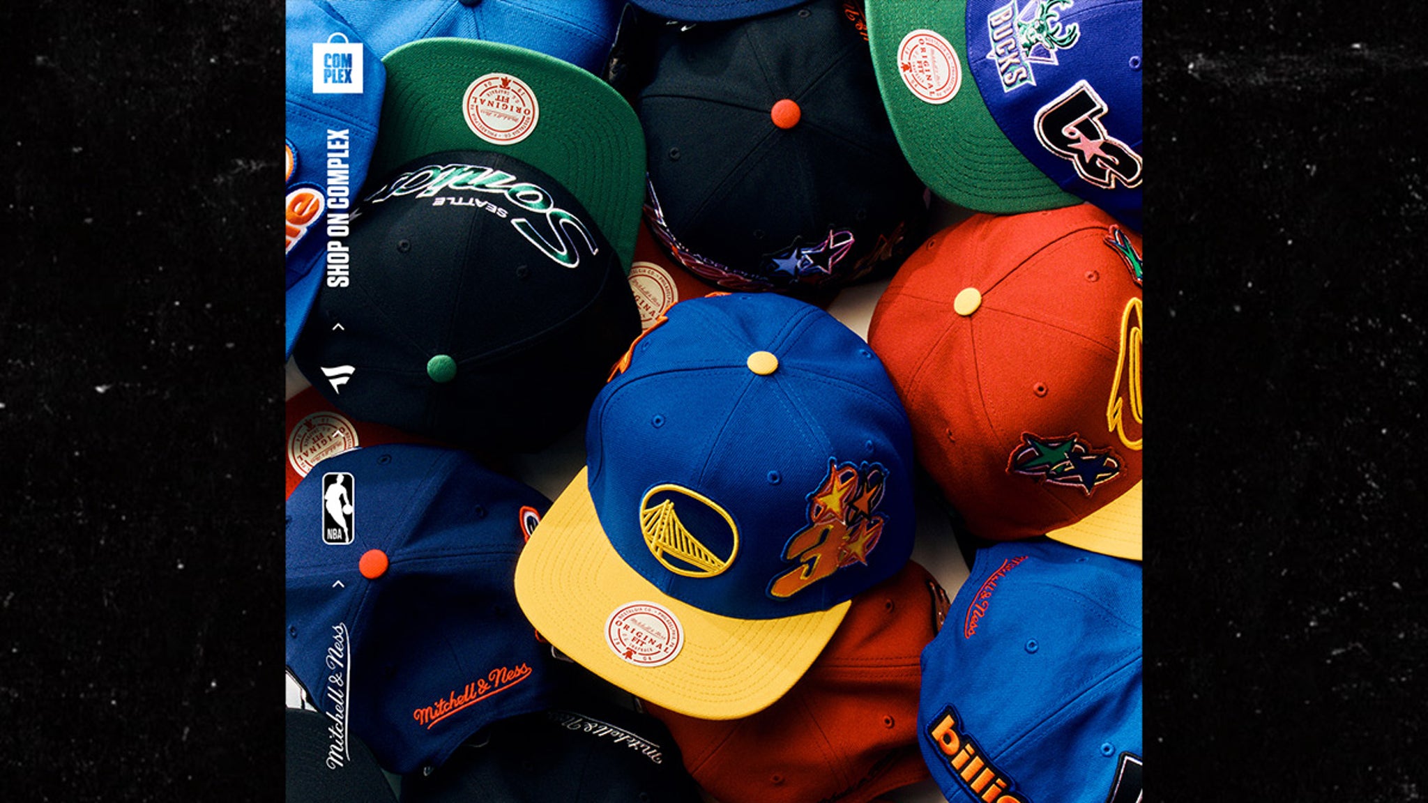 Billie Eilish ライブ　キャップ Billie Eilish Dropping Mitchell & Ness NBA Hat Collection with