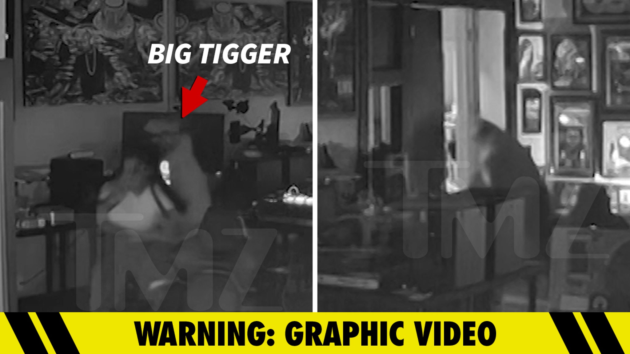 Video: Big Tigger Appears to Assault Wife Alicia on Ring Camera Video