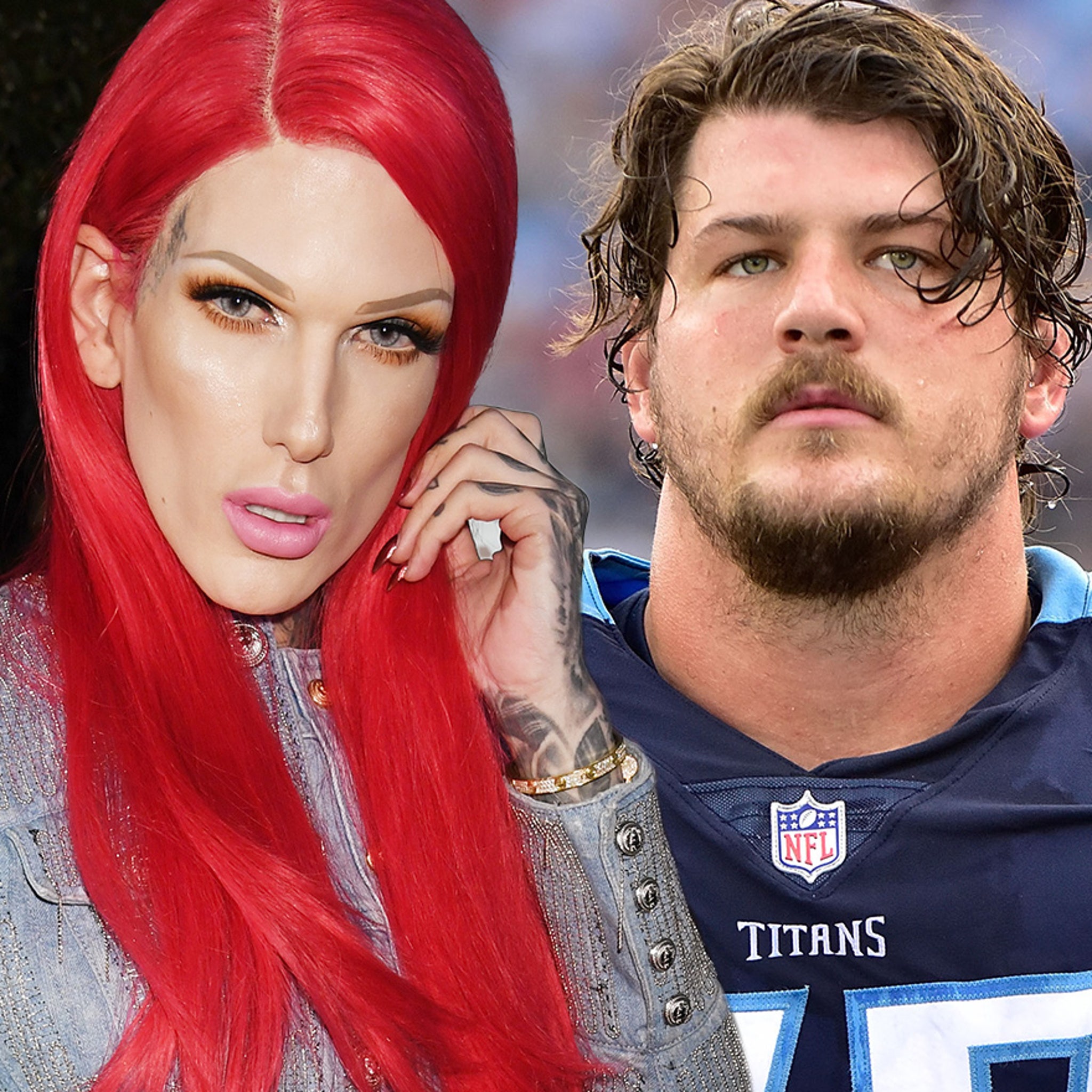 Jeffree Star Reveals 'NFL Boo' Is Taylor Lewan, But They're Just