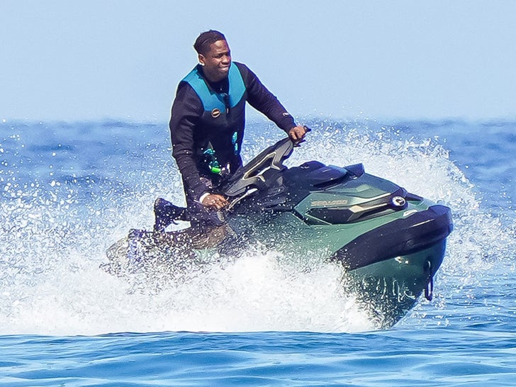 Travis Scott Jet Skis On Vacation Amid Cannes Brawl