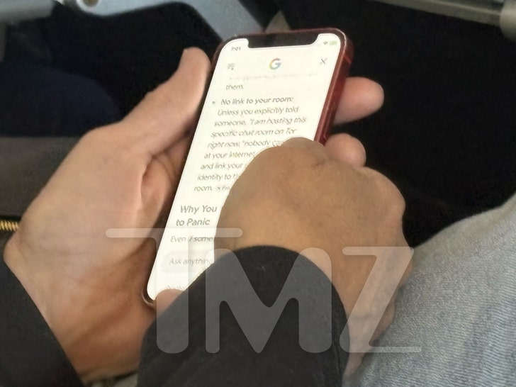 Jim Thornton holding the phone tmz wm