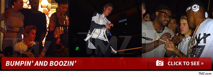 Bieber's 21st Birthday at OMNIA
