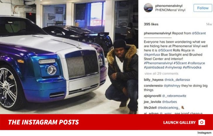 50 Cent Car Instagram Posts