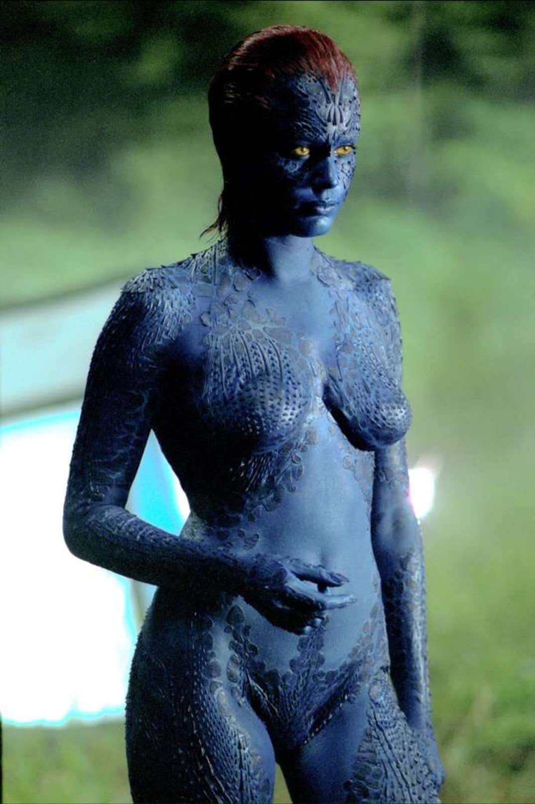 Rebecca Romijn played Mystique in the first three 