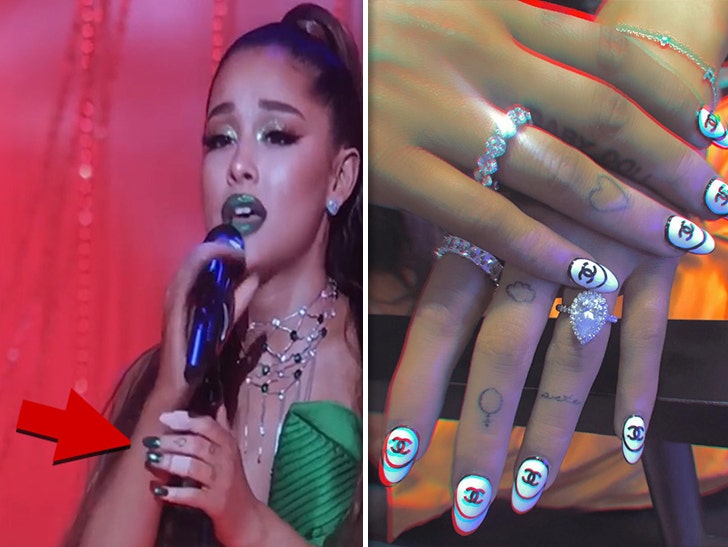 Ariana Grande Covers Up Pete Davidson Tattoo With Band Aid