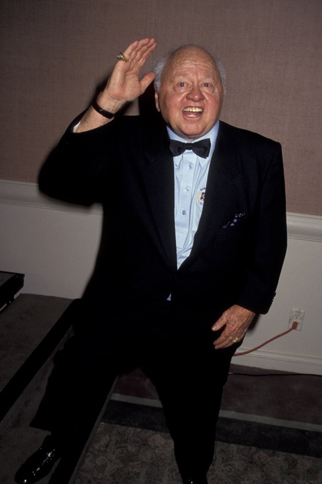 1991 -- New York native and actor Mickey Rooney looking dapper at the Golden Globes. He took home a trophy back in 1981 for Outstanding Lead Actor in a Limited Series or a Special for his role in 