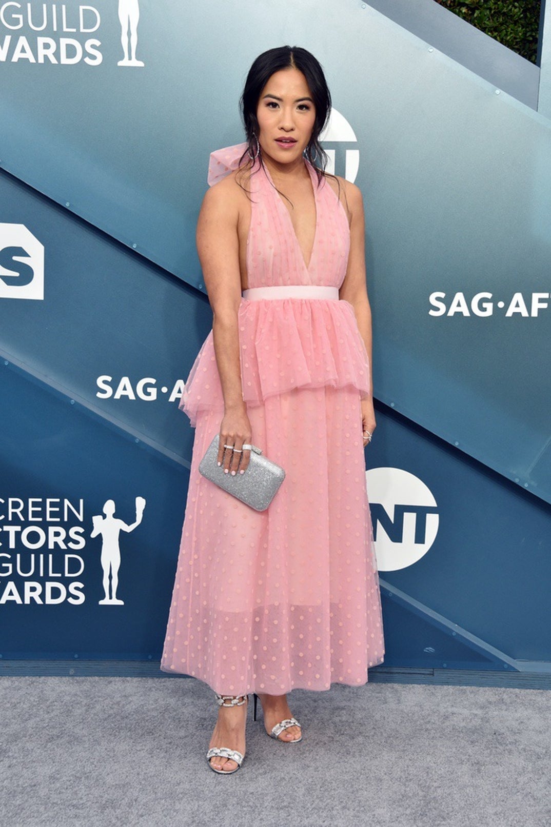 christina applegate pink dress Christina Applegate At SAG Awards 2023 With Daughter, 12 Hollywood Life