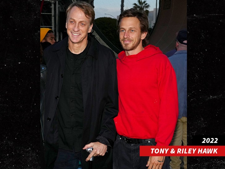 Tony Hawk shares first photo from son Riley's wedding to Frances