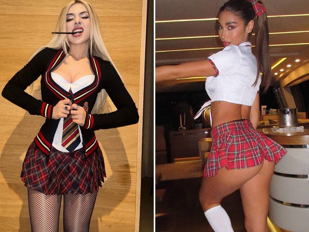 Ava Max vs. Chantel Jeffries -- Sexy Schoolgirls Edition