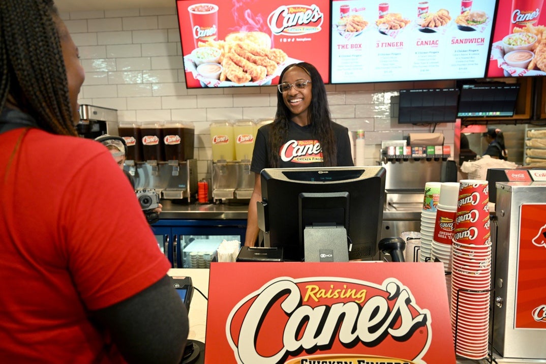 Jackie Young At Raising Cane's 4