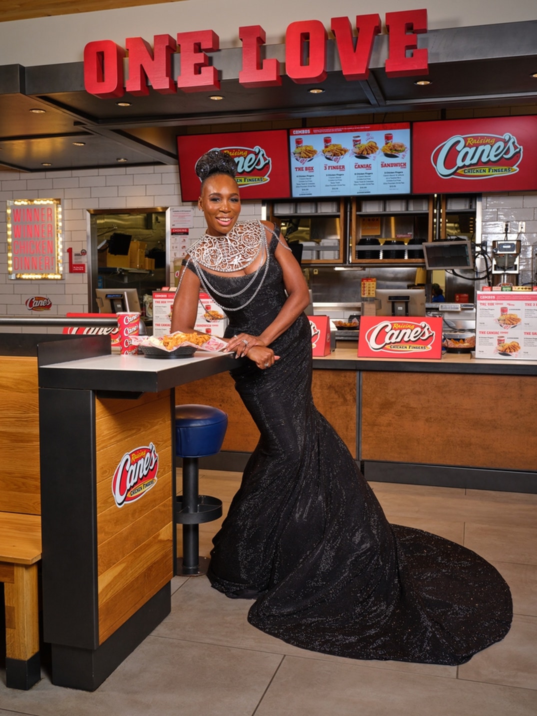 Venus Williams Raising Canes 5