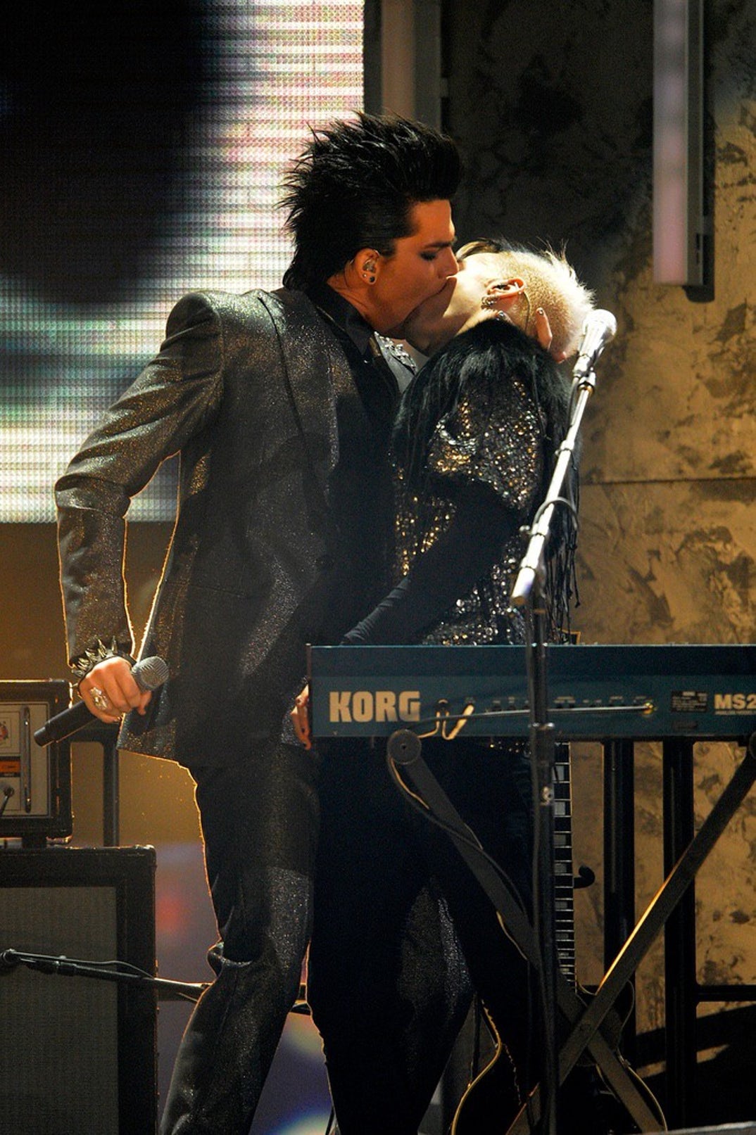 Adam Lambert left viewers stunned after kissing a male dancer, super explicit choreography, and dancers rocking leashes. His performance sparked thousands of complaints ... and a temporary ban from ABC.