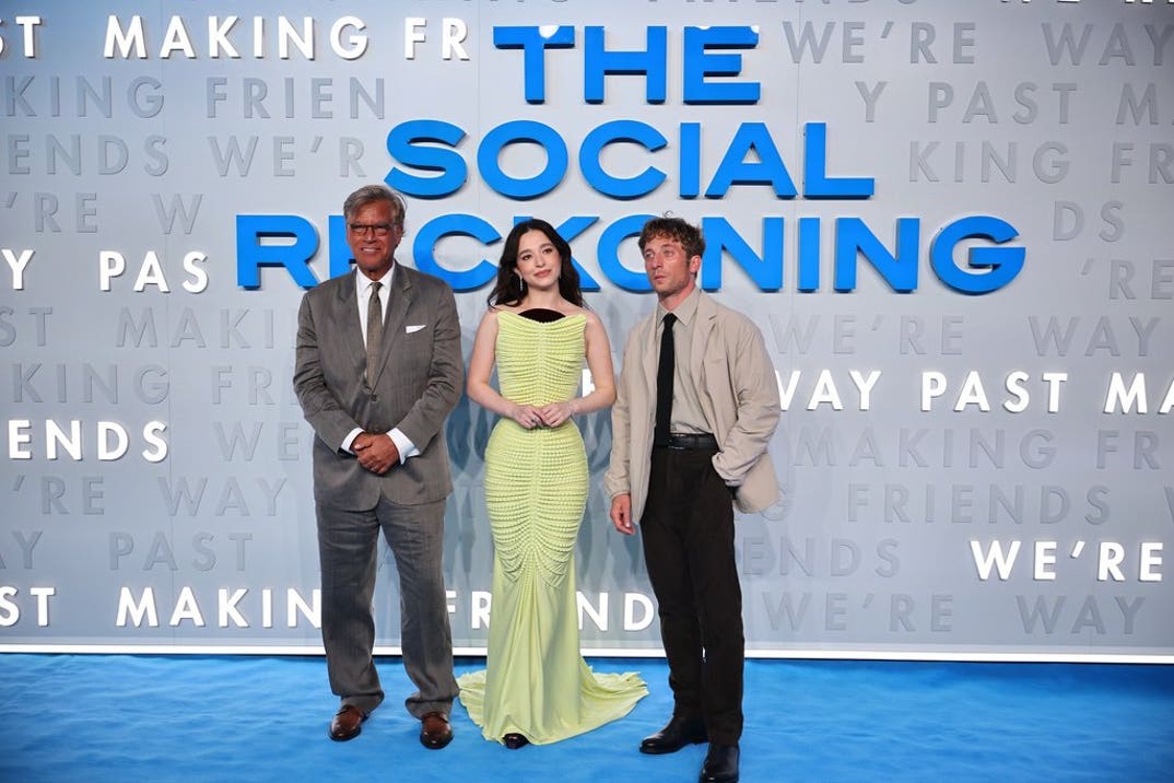 Aaron Sorkin, Jeremy Allen White and Mikey Madison