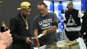 Tyga -- Sneaker Release Party RUINED By Sneaky Process Server (VIDEO)