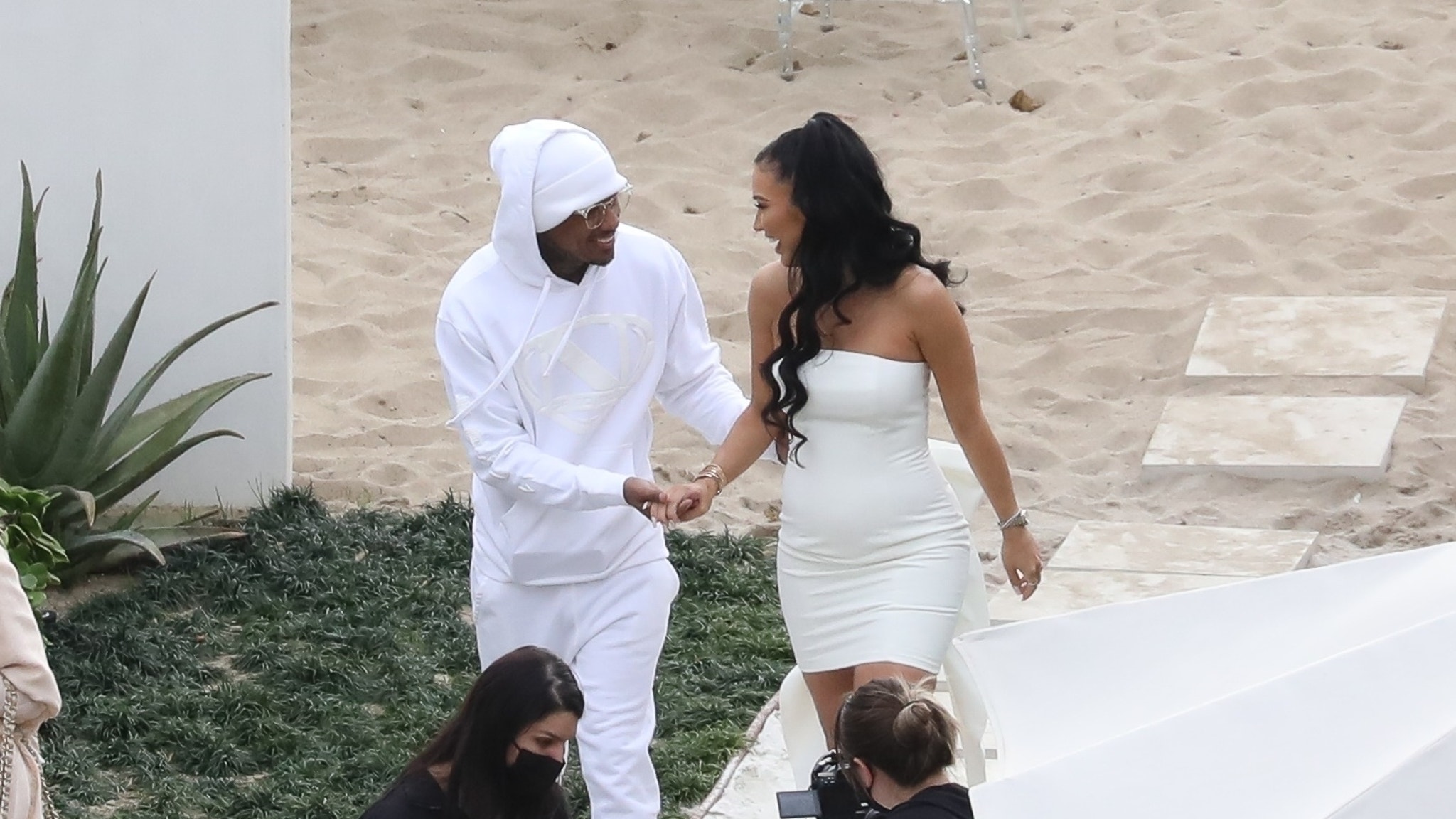 Nick Cannon Has Baby Shower with Bre Tiesi