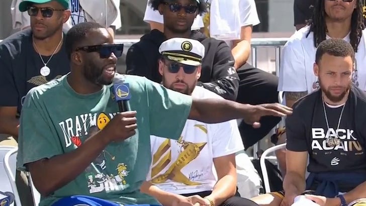 Goat in Stephen Curry jersey spotted at championship parade