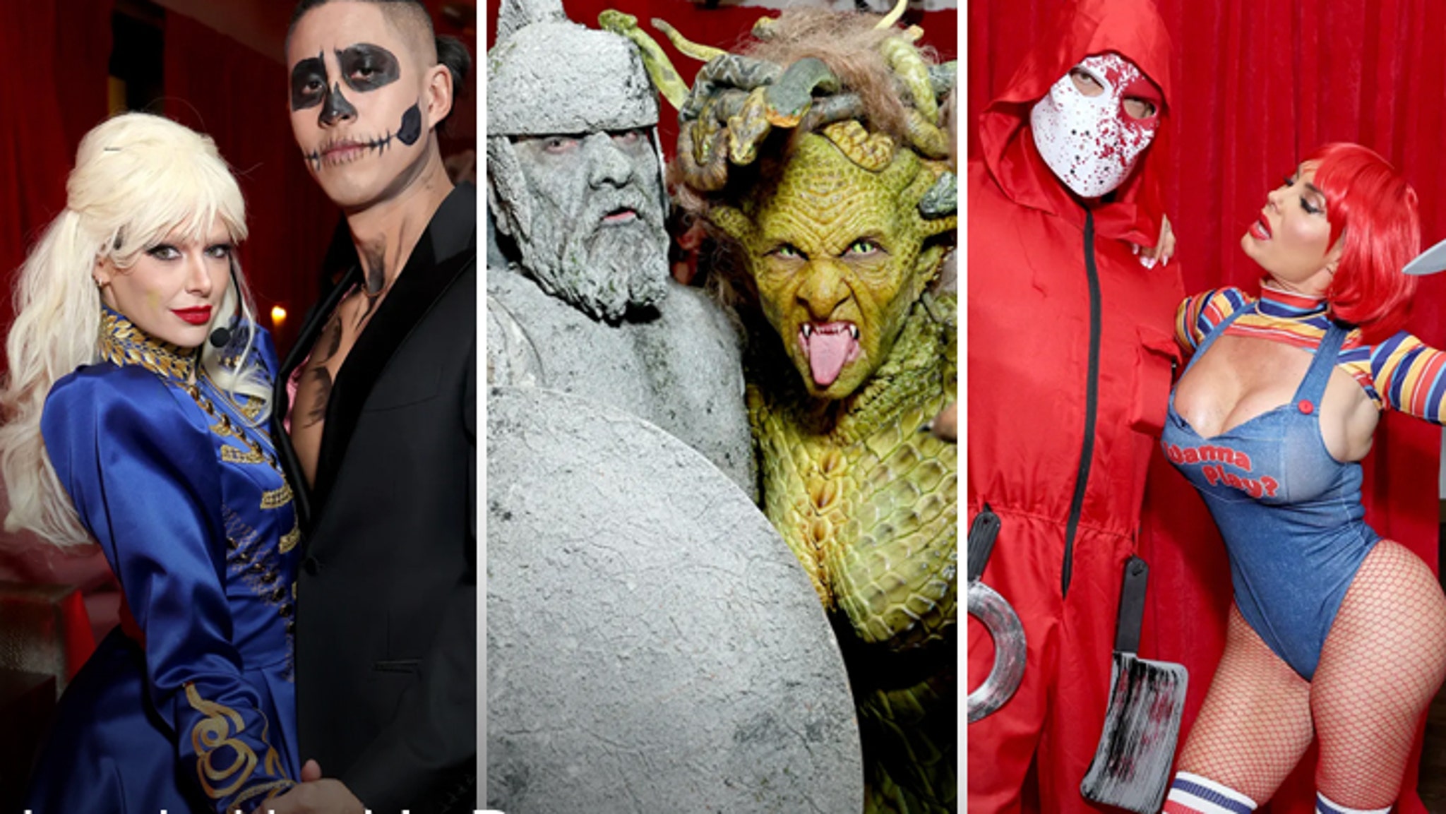 Heidi Klum Dresses as Medusa for Her Annual Halloween Party in NYC